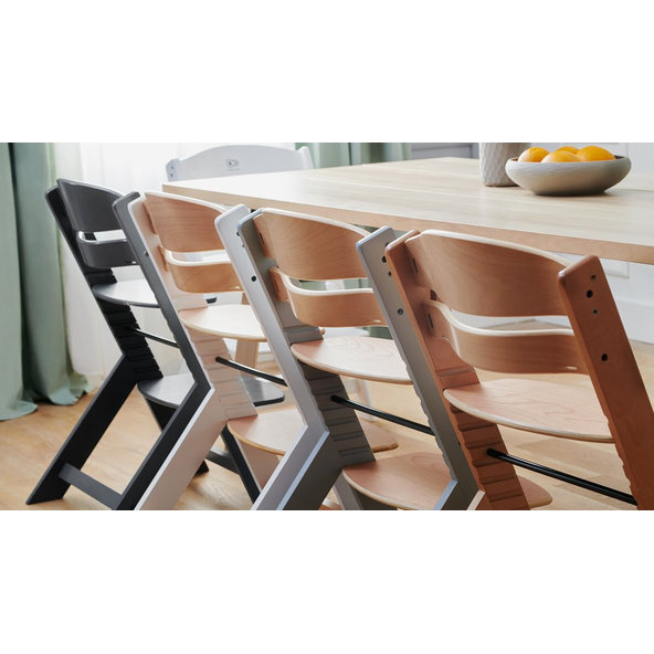 KINDERKRAFT SELECT Stolička jedálenská Enock Black, Premium