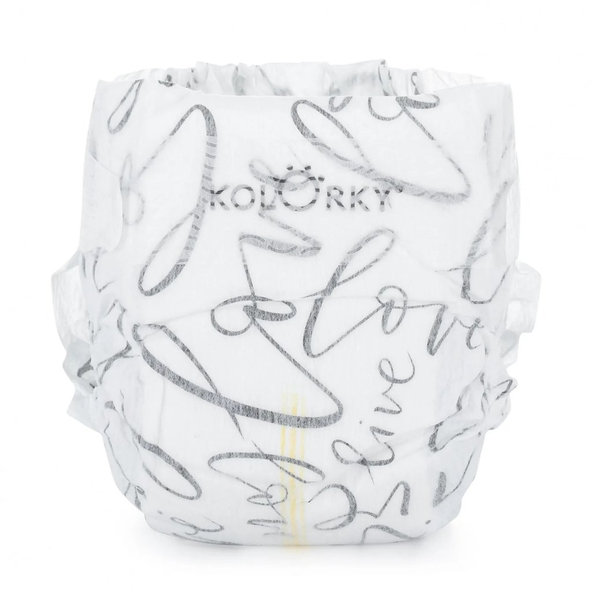 KOLORKY DELUXE VELVET Plienky jednorazové eko so zamatovým povrchom S (3-6 kg) 200 ks - MESAČNÁ ZÁSO