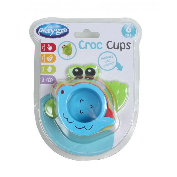 PLAYGRO Misky vodné krokodíl