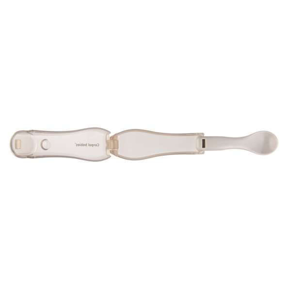 CANPOL BABIES Lyžička skladacia cestovná sivá