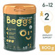 3x BEGGS 2 Mlieko pokračovacie 800 g 6m+