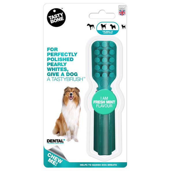 TASTY BONE Kefka pre psov nylonová s príchuťou Fresh Mint