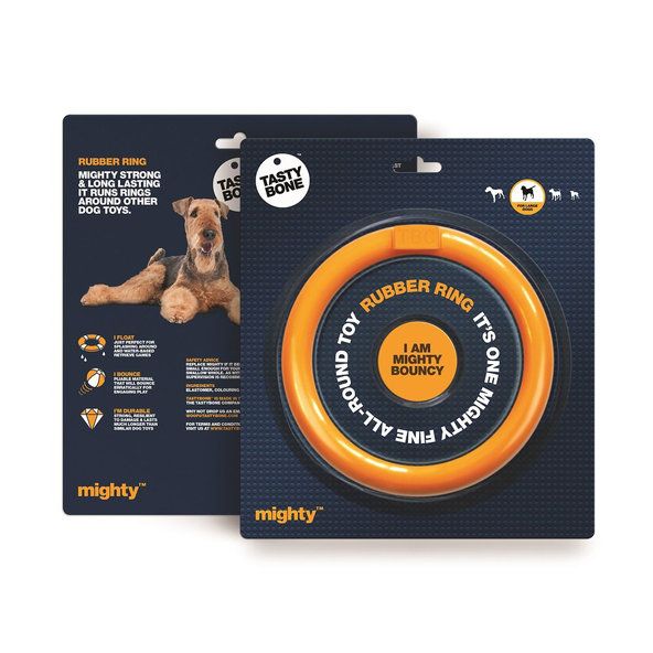 TASTY BONE Krúžok gumený pre veľkých psov