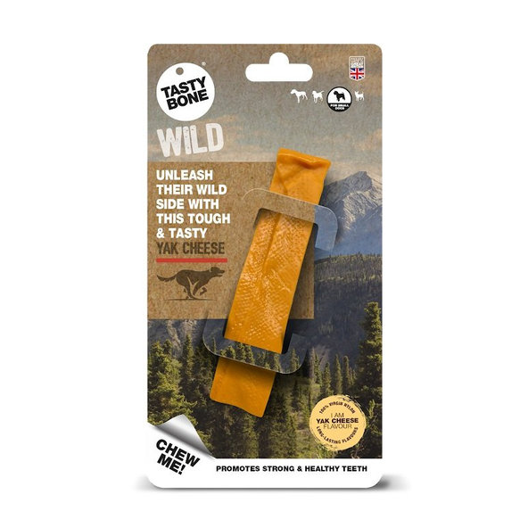 TASTY BONE Wild kostička nylonová pre psy - Jačí syr