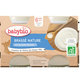 3x BABYBIO Brassé z francúzskeho mlieka natur 2x 130 g