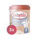 3x BABYBIO CAPREA 2 plnotučné kozie dojčenské bio mlieko 800 g