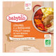 3x BABYBIO Menu zelenina s kuracím mäsom a ryžou 260 g