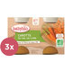 3x BABYBIO Príkrm mrkva 2x 130 g
