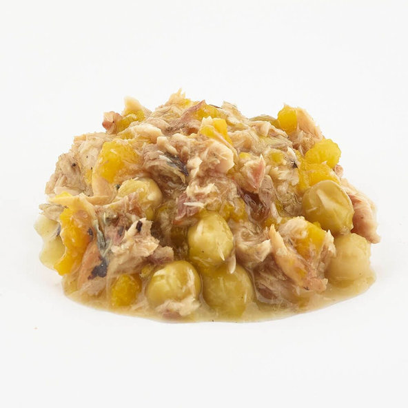 FISH4DOGS Konzerva pre psov Finest s makrelou, tekvicou a hráškom 85g