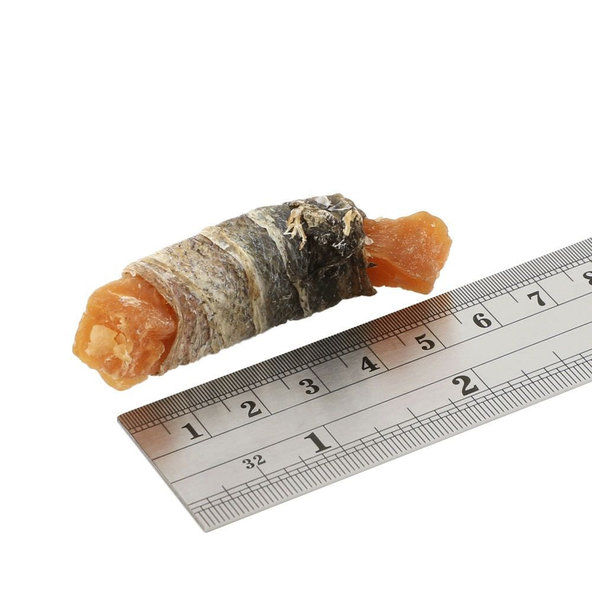 FISH4DOGS Maškrty pre psov rybie závitky s batátom 100g