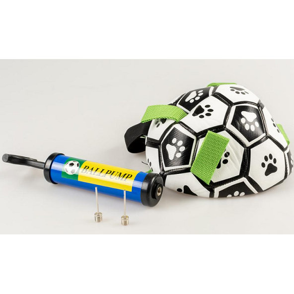 Hračka DUVO+ Lopta futbalová pre psy, mix farieb 18cm