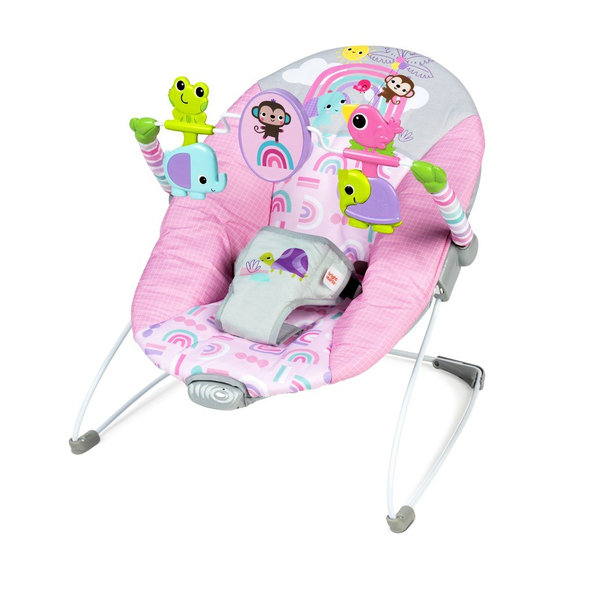 BRIGHT STARTS Lehátko vibrujúce Pink Paradise™ 0m+ do 9 kg