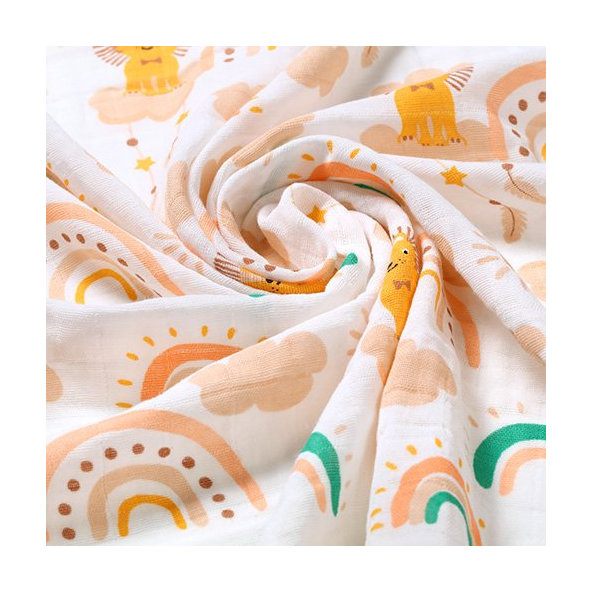 BABYONO Plienky mušelínové Super soft 3 ks - staroružová