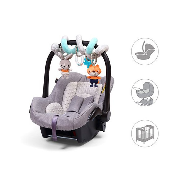 BABYONO Špirála s aktivitami Hey Monday 0m+