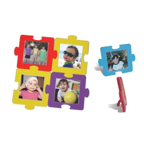 EDUSHAPE Fotorámček farebný Puzzle sada penové 6ks 36m+