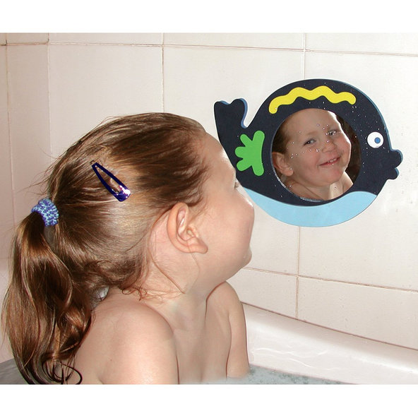EDUSHAPE Zrkadielko nalepovacie do kúpelne veľryba 12m+