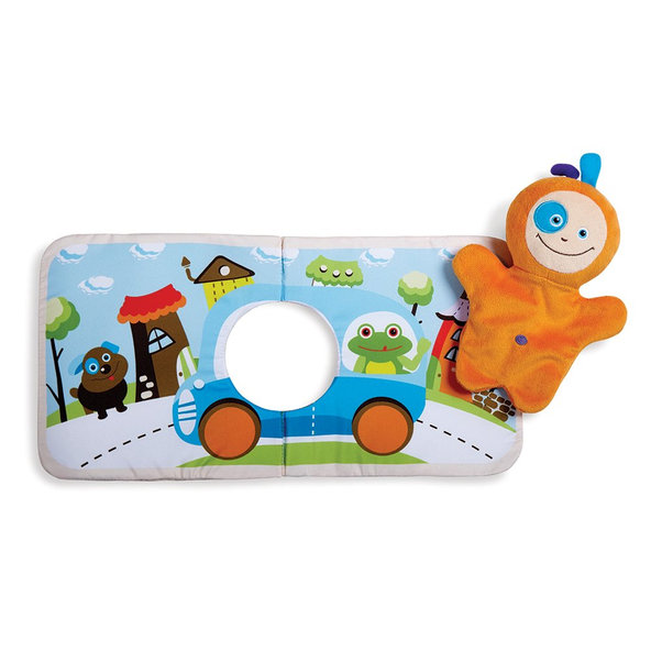 EDUSHAPE Knižka s maňuskou textilná 3m+