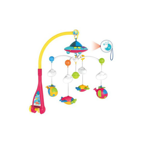 HUANGER Kolotoč hudobný nad postieľku s diaľkovým ovládačom lietadielka 0m+