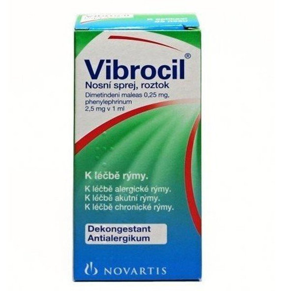 Vibrocil sprej na zmiernenie nádchy 15 ml