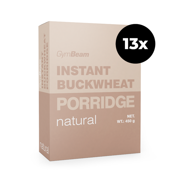 Instantná pohánková kaša - GymBeam bez príchute 13 x 450 g