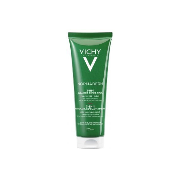 VICHY Normaderm 3v1 Cleanser na čistenie pleti 125ml