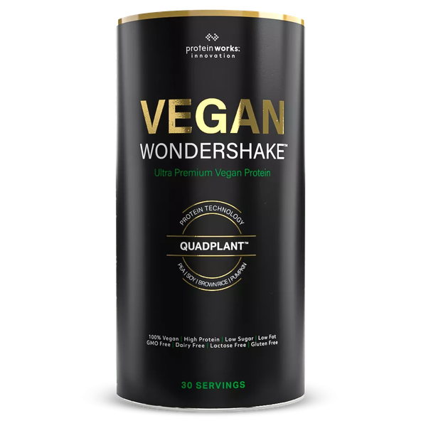Vegan Wondershake - The Protein Works, choc peanut cookie, 750g
