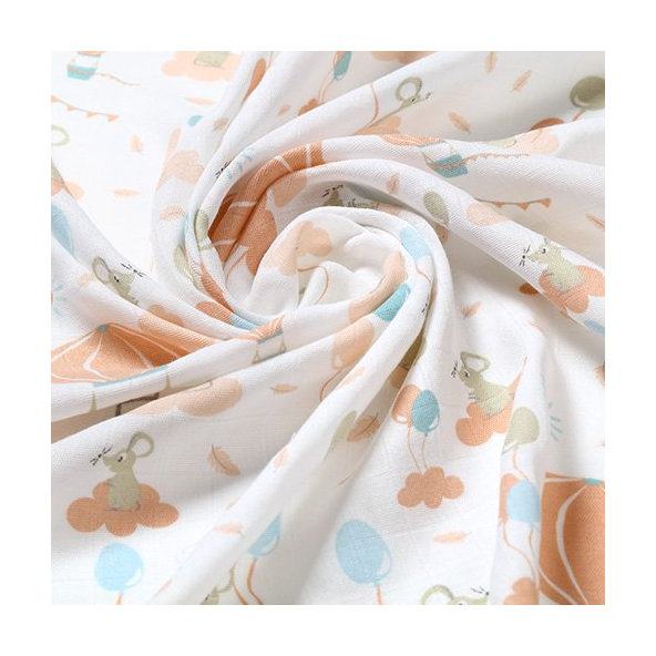 BABYONO Plienky bambusové 3 ks - šedá