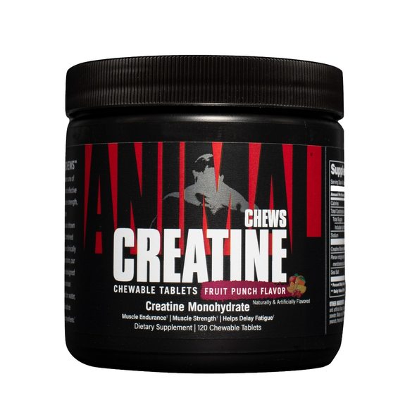 Animal Creatine Chews - Universal Nutrition ovocný punč 120 tabliet