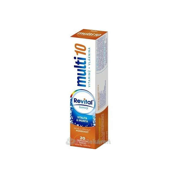 REVITAL Multi10 multivitamín pomaranč 20 tbl