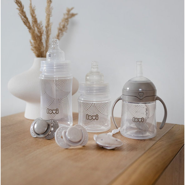 LOVI Hrnček prvý so slamkou a závažím Harmony 150 ml