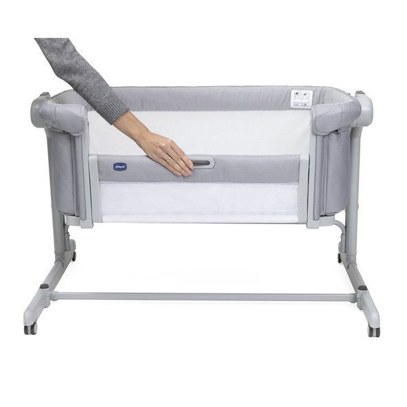 CHICCO Postieľka Next2Me Magic Evo - Dark Grey