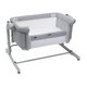 CHICCO Postieľka Next2Me Magic Evo - Grey Mist