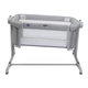 CHICCO Postieľka Next2Me Magic Evo - Grey Mist