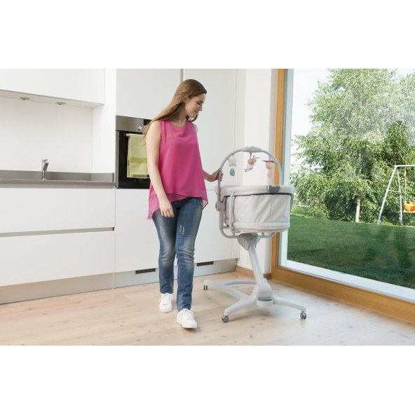 CHICCO Postielka/lehátko/stolička Chicco Baby Hug 4v1 - Glacial