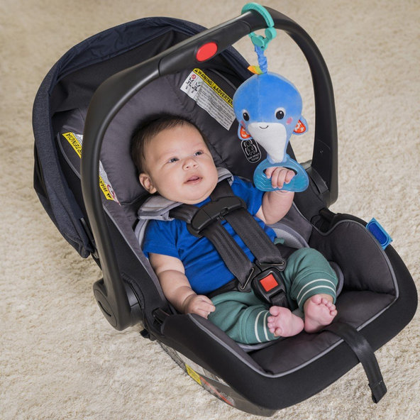 BRIGHT STARTS Hračka vibrujúca na C krúžku veľryba 0m+