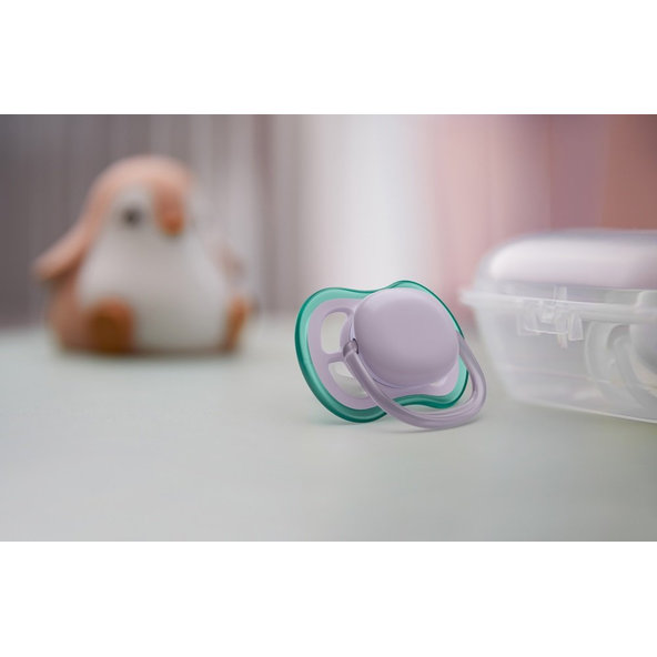 Philips AVENT Cumlík Ultra air neutral 0-6m dievča fialová 2ks