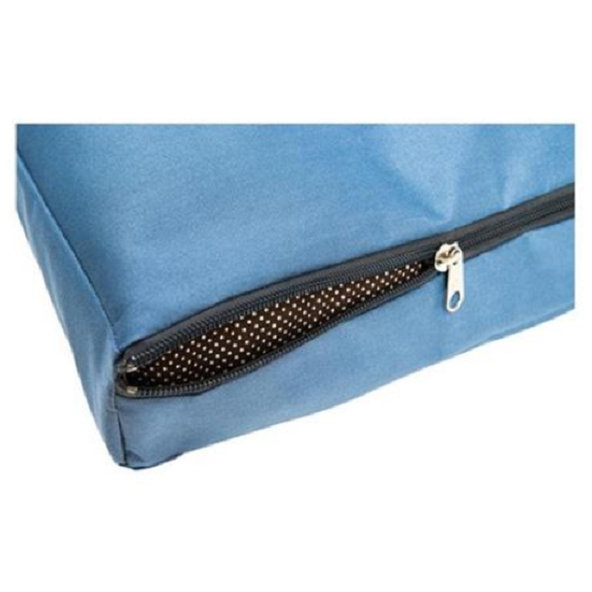 Matrac Buffy nylon džínová so zipsom, pre stredné a veľké plemená psov 90x60x10cm
