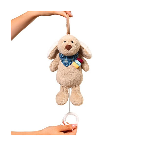 BABYONO Hračka hudobná na C krúžku Psík Willy 0m+