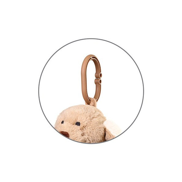 BABYONO Hračka hudobná na C krúžku Psík Willy 0m+