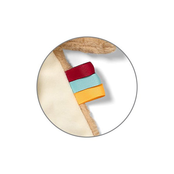 BABYONO Maznáčik s úchytom na cumlík Psík Willy 0m+