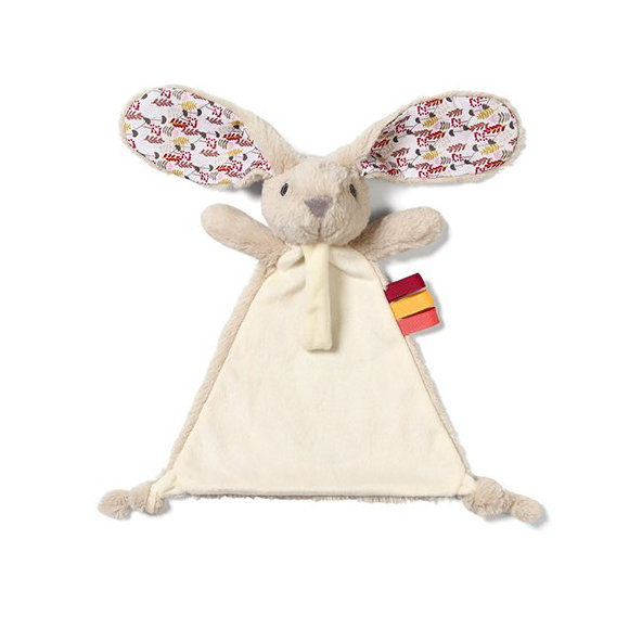 BABYONO Maznáčik s úchytom na cumlík Zajko Milly 0m+