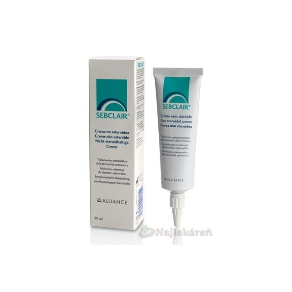 SEBCLAIR dermálny krém pri seboreickej dermatitíde 30ml
