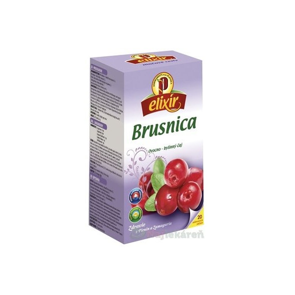 AGROKARPATY BRUSNICA pravá, ovocno- bylinný čaj, 20x1,5 g