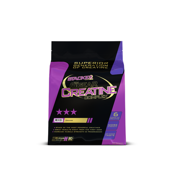 Kreatín 6th Gear Creatine Complex - Stacker2, citrón, 1135g