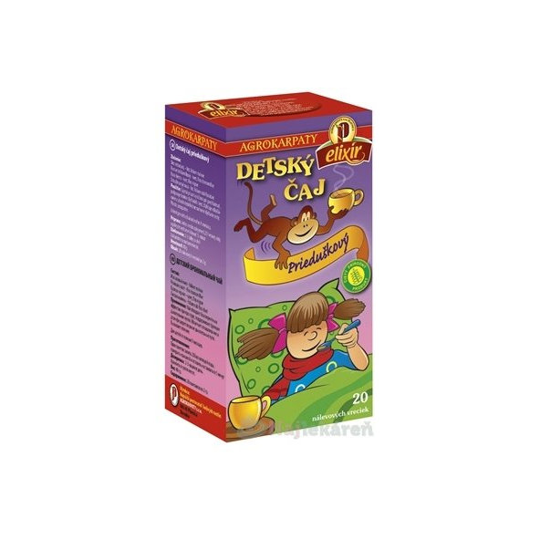 AGROKARPATY DETSKÝ ČAJ Prieduškový, 20x2 g