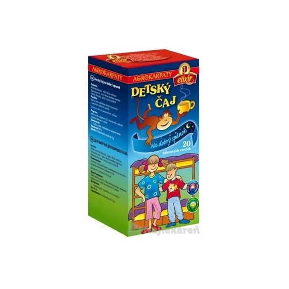 AGROKARPATY DETSKÝ ČAJ Na dobrý spánok, 20x2 g