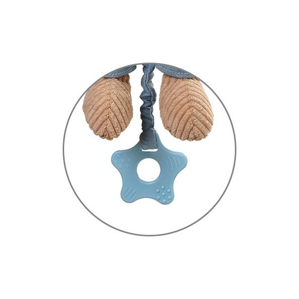 BABYONO Hračka hudobná na C krúžku Psík záhradník 0m+