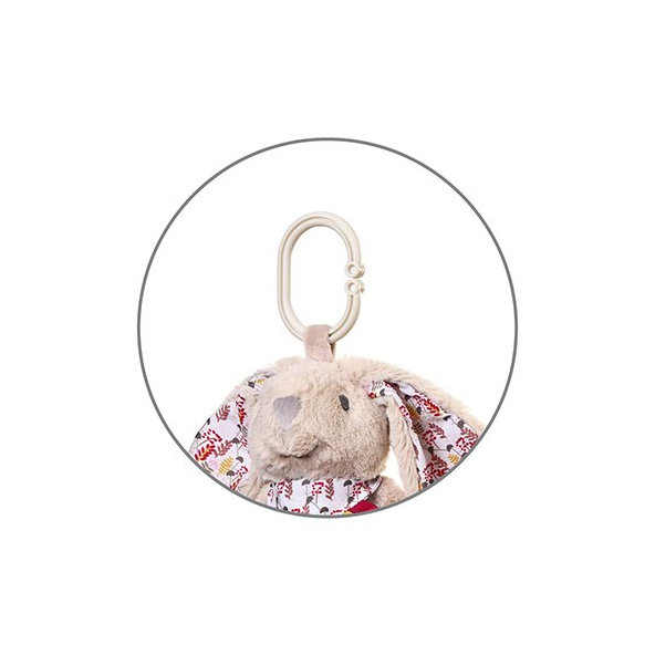 BABYONO Hračka hudobná na C krúžku Zajko Milly 0m+