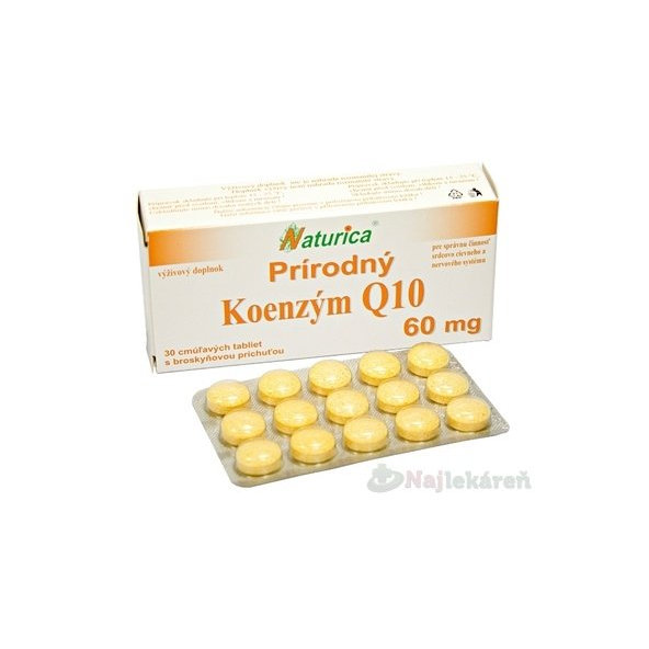 Naturica Prírodný KOENZÝM Q10 60 mg