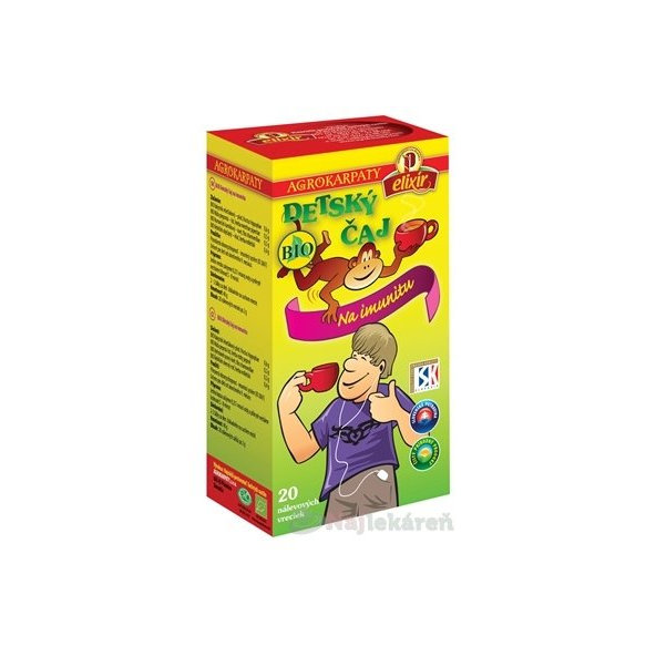 AGROKARPATY DETSKÝ ČAJ BIO Na imunitu, 20x2 g